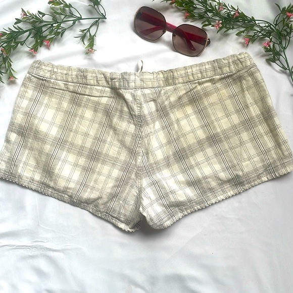 100% Cotton Drawstring Waist Band Pajama Shorts Lounge shorts - Picture 3 of 8